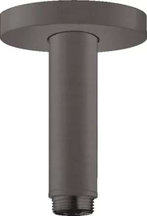 Hansgrohe S 100 mennyezeti csatlakozó, szálcsiszolt fekete króm 27393340