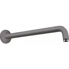   Hansgrohe szálcsiszolt fekete/króm zuhanykar 389mm 27413340