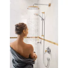   Hansgrohe Raindance Classic 240 króm/arany hatású fejzuhany zuhanykarral 27424090