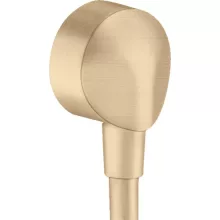   Hansgrohe Fixfit fali szálcsiszolt bronz csatlakozó 27454140