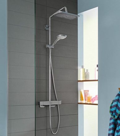 Hansgrohe Croma E zuhanyrendszer 280 1jet termosztáttal, króm 27630000