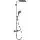 Hansgrohe Raindance Select S 240 1jet szálcsiszolt fekete/króm zuhanyrendszer 27633340