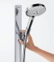 Hansgrohe Raindance Select S Zuhanyszett 120 3jet 90 cm-es zuhanyrúddal és szappantartóval 27648000