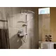 Hansgrohe Raindance Select S fehér/króm zuhanyszett 120 3jet 90cm-es zuhanyrúddal és szappantartóval 27648400