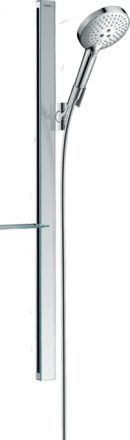 Hansgrohe Raindance Select S 120 zuhanyszett 90 cm-es zuhanyrúddal és polccal, króm 27649000