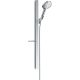 Hansgrohe Raindance Select S 120 zuhanyszett 90 cm-es zuhanyrúddal és polccal, króm 27649000