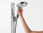 Hansgrohe Raindance Select S 120 zuhanyszett 90 cm-es zuhanyrúddal és polccal, króm 27649000