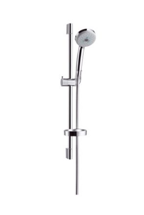 Hansgrohe Croma 100 zuhanyszett Multi 65 cm-es zuhanyrúddal és szappantartóval, króm 27775000