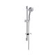 Hansgrohe Croma 100 zuhanyszett Multi 65 cm-es zuhanyrúddal és szappantartóval, króm 27775000