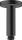Hansgrohe Vernis Blend Mennyezeti csatlakozó 10 cm matt fekete 27804670