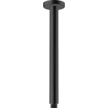 Hansgrohe Vernis Blend mennyezeti csatlakozó 30 cm, matt fekete kivitelben.