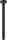 Hansgrohe Vernis Blend Mennyezeti csatlakozó 30 cm matt fekete 27805670