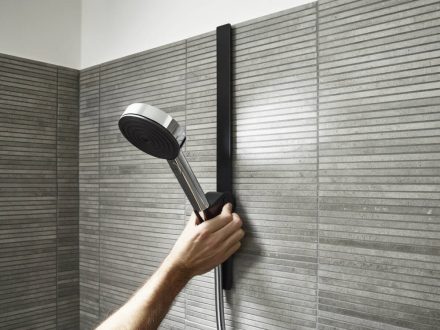 Hansgrohe WallStoris fali tartósín 50 cm matt fekete 27902670