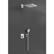   Hansgrohe Raindance E Zuhanyrendszer 300, 1 jet, és ShowerSelect Square króm 27952000