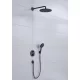 Hansgrohe Croma zuhanyrendszer 280 1 jet, Ecostat S, matt fekete 27961670
