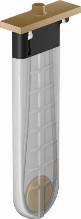Hansgrohe sBox szálcsiszolt bronz kád színkészlet szögletes 28010140