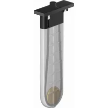   Hansgrohe sBox matt fekete kád színkészlet szögletes 28010670
