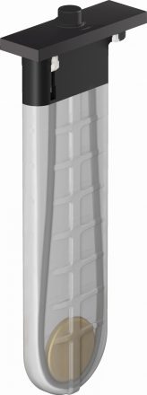 Hansgrohe sBox matt fekete kád színkészlet szögletes 28010670