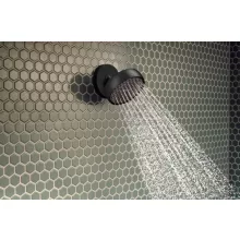 Hansgrohe Activera S állítható fejzuhany 95 két funkcióval és EcoSmart technológiával, matt fekete kivitelben.