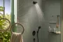 Hansgrohe Activera S Állítható fejzuhany 95 két funkcióval EcoSmart, matt fekete 28061670