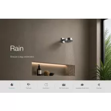 Hansgrohe Activera S állítható fejzuhany 95 két funkcióval és EcoSmart+ technológiával, króm kivitelben.