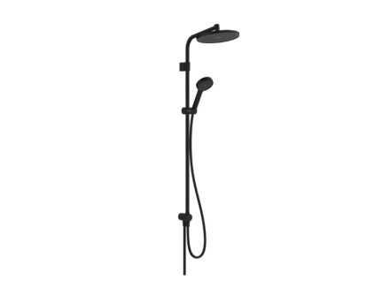 Hansgrohe Activera S zuhanyrendszer 240 2 funkciós kézizuhannyal EcoSmart, matt fekete 28074670