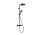 Hansgrohe Activera S zuhanyrendszer 240 Ecostat Fine termosztáttal EcoSmart, matt fekete 28078670