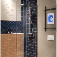   Hansgrohe Activera S zuhanyrendszer 240 Ecostat Fine termosztáttal EcoSmart+, króm 28083000