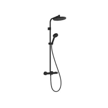   Hansgrohe Activera S zuhanyrendszer 240 Ecostat Fine termosztáttal EcoSmart+, matt fekete 28083670