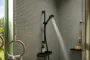 Hansgrohe Activera Select S ShowerTablet termosztátos zuhanyszett 2 funkciós kézizuhany EcoSmart, matt fekete 28087670