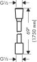 Hansgrohe Designflex textilszálas zuhanytömlő 175 cm, szálcsiszolt bronz 28240140