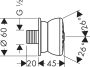 Hansgrohe Bodyvette 1jet króm oldalzuhany 28466000