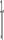 Hansgrohe Unica szálcsiszolt fekete/króm zuhanyrúd S Puro 90cm-es zuhanycsővel 28631340