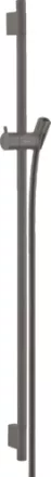 Hansgrohe Unica szálcsiszolt fekete/króm zuhanyrúd S Puro 90cm-es zuhanycsővel 28631340