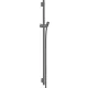 Hansgrohe Unica szálcsiszolt fekete/króm zuhanyrúd S Puro 90cm-es zuhanycsővel 28631340