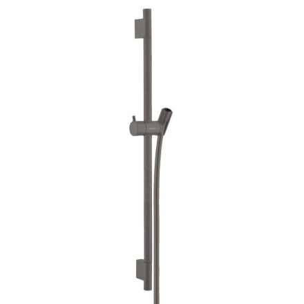 Hansgrohe Unica zuhanyrúd S Puro 65 cm, zuhanycsővel, szálcsiszolt fekete króm 28632340