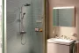 Hansgrohe Activera S Showerpipe 240 1jet EcoSmart Plus ShowerTablet Select 360 Varia termosztáttal, króm 28639000