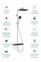 Hansgrohe Activera Q Showerpipe zuhanyrendszer ShowerTablet Select termosztáttal és EcoSmart technológiával.