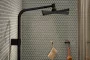 Hansgrohe Activera Q Showerpipe 290/180 1jet EcoSmart ShowerTablet Select 360 Varia termosztáttal, matt fekete 28648670