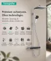 Hansgrohe Activera Q Showerpipe zuhanyrendszer ShowerTablet Select termosztáttal és EcoSmart+ technológiával.