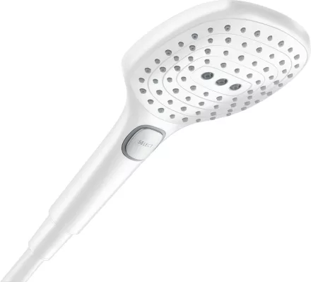 Hansgrohe Raindance Select E 3 funkciós kézizuhany 120 EcoSmart+, matt fehér kivitelben