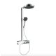Hansgrohe Rainfinity 1 jet zuhanyrendszer 250, ShowerTablet 350 EcoSmart, króm 28742000