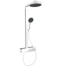   Hansgrohe Rainfinity 1 jet zuhanyrendszer 250, ShowerTablet 350 EcoSmart, matt fehér 28742700