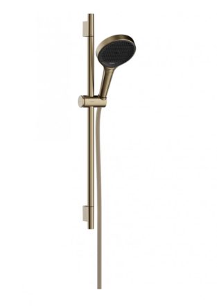 Hansgrohe Rainfinity Zuhanyszett 130, 3 jet, S Puro 65 cm-es zuhanyrúddal, szálcsiszolt bronz 28745140