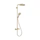 Hansgrohe Raindance S egy funckiós zuhanyrendszer 240 Ecostat Comfort termosztát EcoSmart, szálcsiszolt bronz 28823140