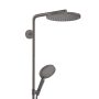 Hansgrohe Raindance S egy funkciós zuhanyrendszer 240 Ecostat Comfort termosztát EcoSmart, szálcsiszolt fekete/króm 28823340