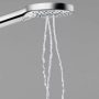 Hansgrohe Raindance S egy funkciós zuhanyrendszer 240 Ecostat Comfort termosztát EcoSmart, szálcsiszolt fekete/króm 28823340