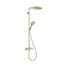   Hansgrohe Raindance S zuhanyrendszer 240 Ecostat Comfort termosztát Ecosmart+, szálcsiszolt bronz 28825140
