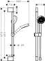 Hansgrohe Activera Select S Zuhanyszett 95 2jet EcoSmart+ nyomásfokozóval és 65 cm-es zuhanyrúddal matt fekete 28863670