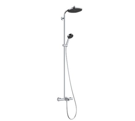 Hansgrohe Activera S zuhanyrendszer 240 Ecostat Fine kádtermosztáttal EcoSmart, króm 28871000